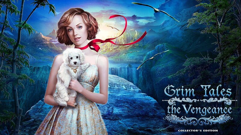 Woman Holding a Dog — Blue, Dramatic