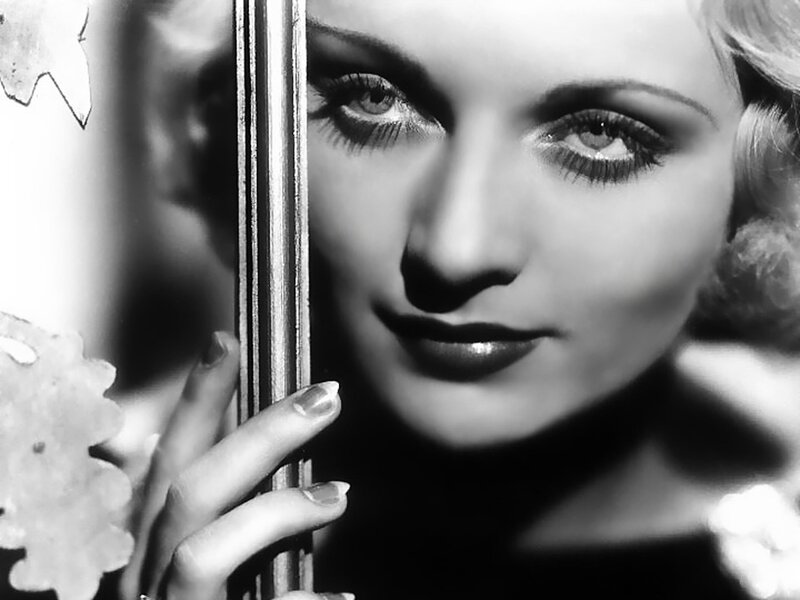 Woman Holding a Frame