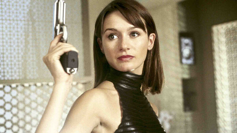 woman holding a gun