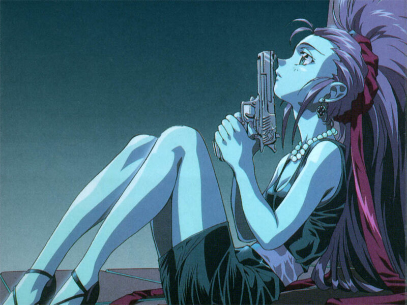 woman holding a gun