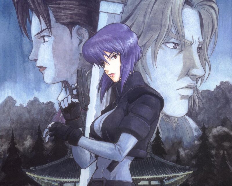 Woman Holding a Gun — Purple, Dramatic, Manga, Forest