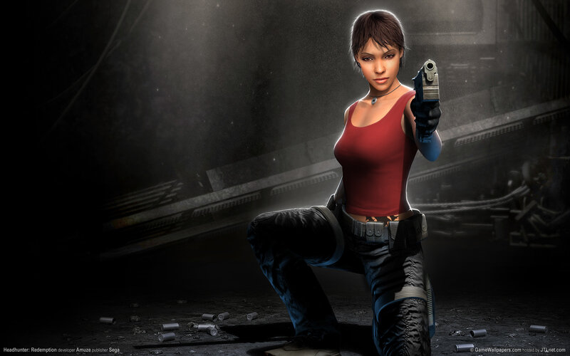 Woman Holding a Gun — Red, Dramatic, 3d Render