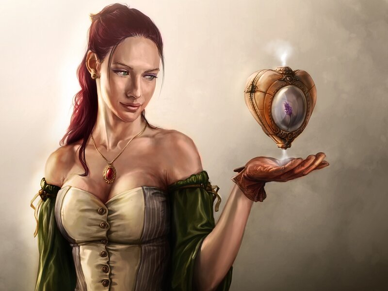 woman holding a heart-shaped object
