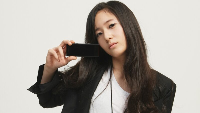 woman holding a phone