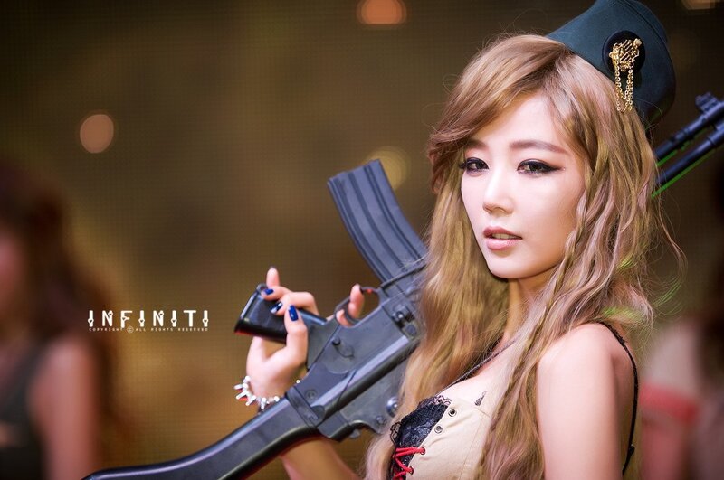 woman holding a rifle