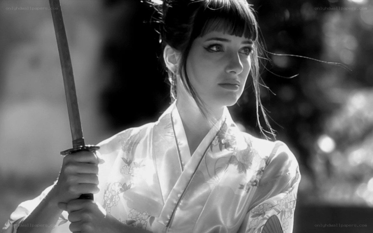 woman holding a sword