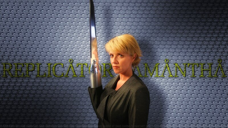 Woman Holding a Sword — Gray, Dramatic, Photograph