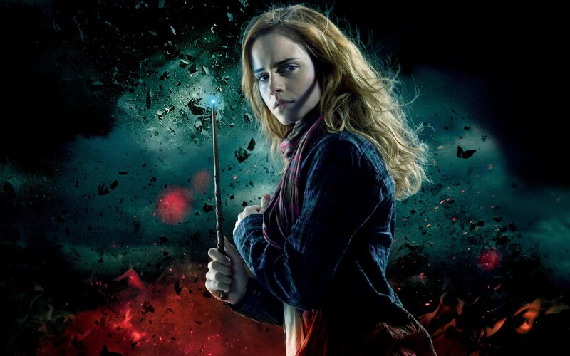 Woman Holding a Wand — Blue, Dramatic, Night, Photograph, Scarf