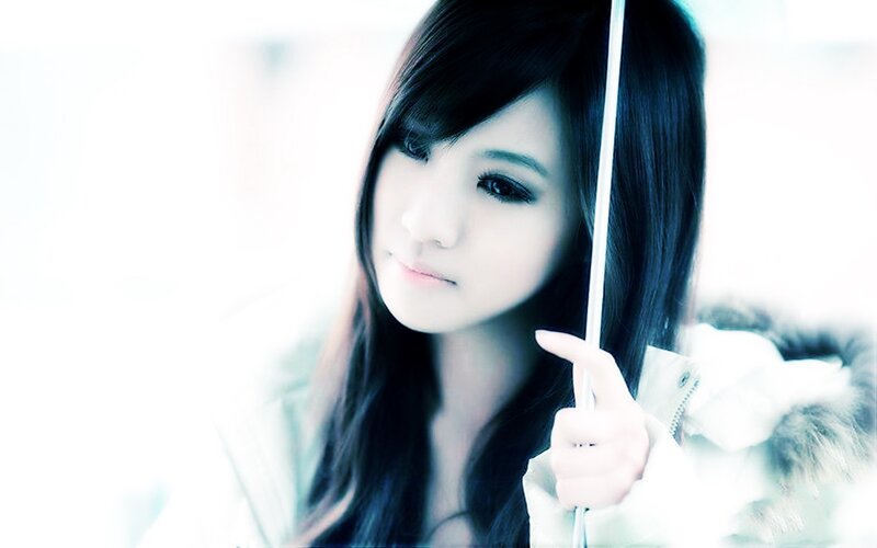 woman holding an umbrella