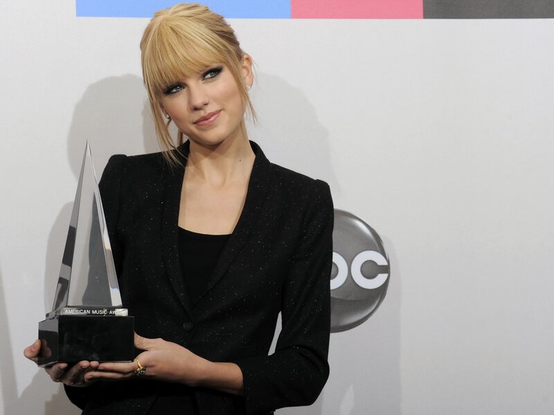 Woman Holding Award — Black, Formal, Photograph, Black Blazer