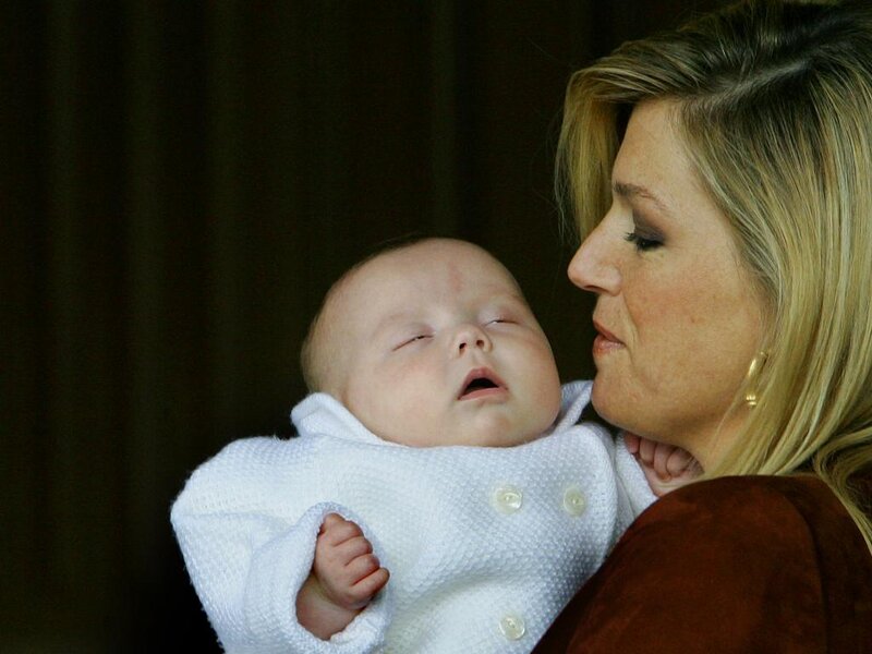 Woman Holding Baby — Brown, Calm, Photograph