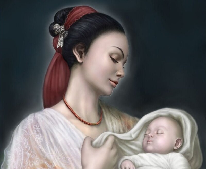 Woman Holding Baby