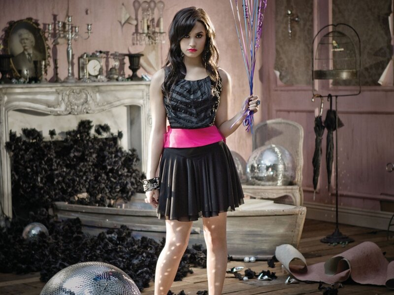 Woman Holding Balloons — Black, Dramatic, Photograph