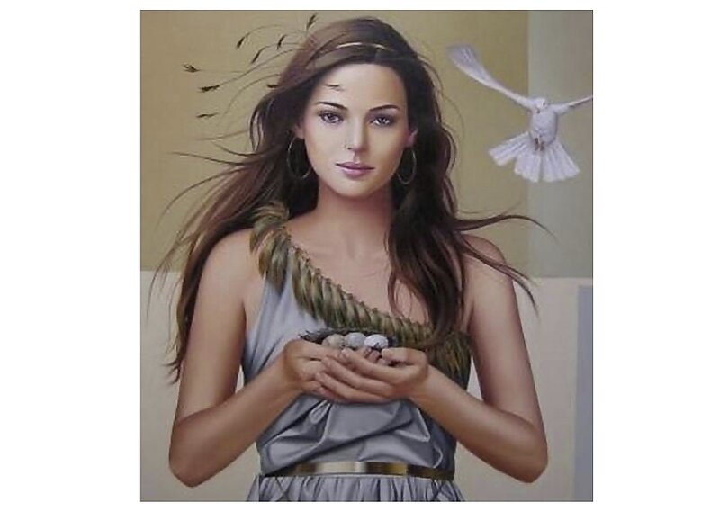 Woman Holding Bird Eggs