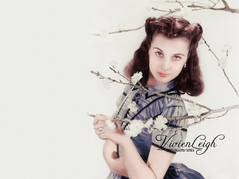 Woman Holding Blossoming Branch