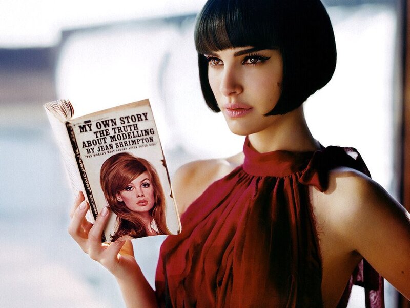 Woman Holding Book — Red, Dramatic