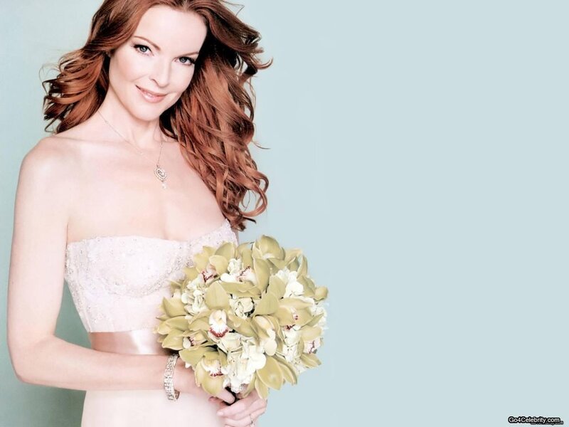 Woman Holding Bouquet