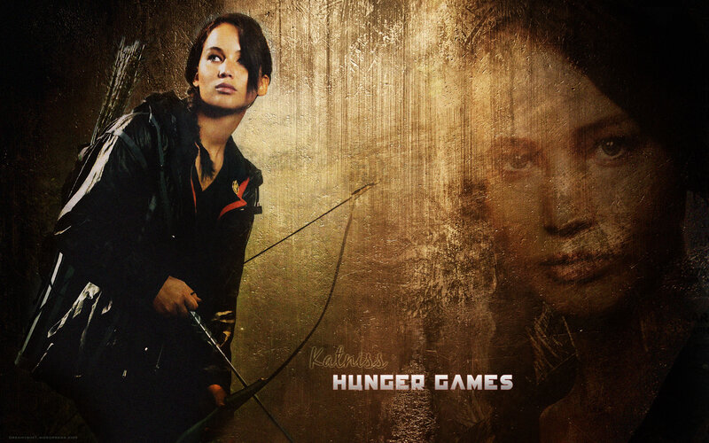 Woman Holding Bow and Arrows