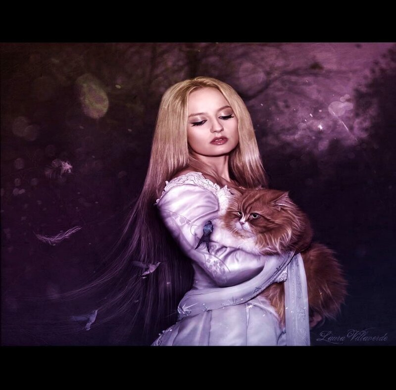Woman Holding Cat