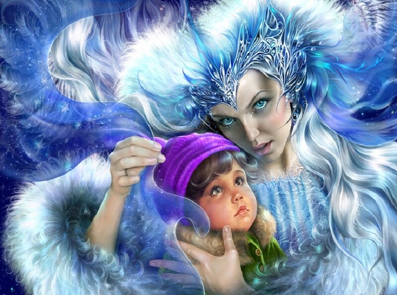 Woman Holding Child