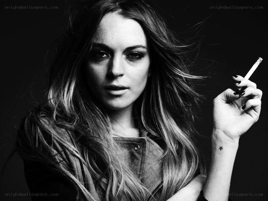 woman holding cigarette