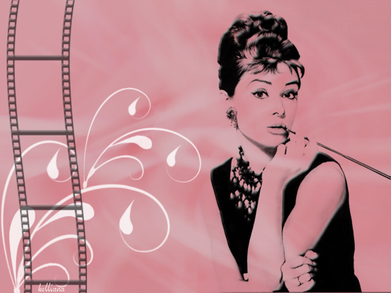 Woman Holding Cigarette — Pink