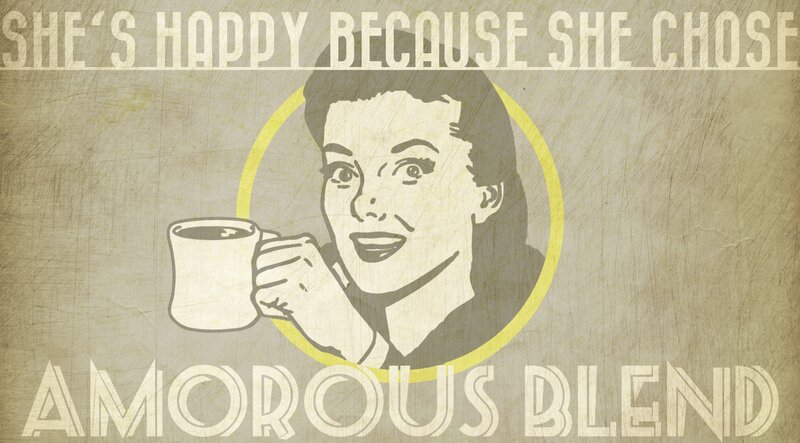 Woman Holding Coffee Cup — Beige, Nostalgic
