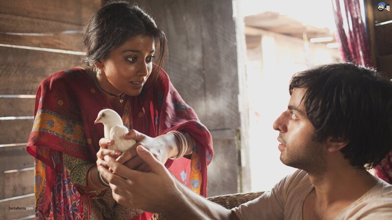 woman holding dove with man