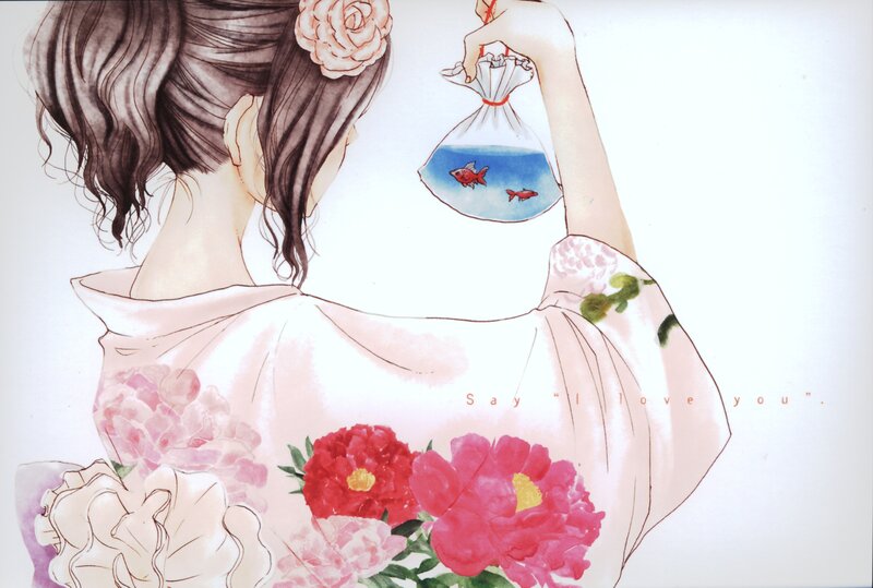 Woman Holding Fish Bag