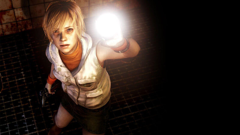 Woman Holding Flashlight — Black, Tense, Dramatic