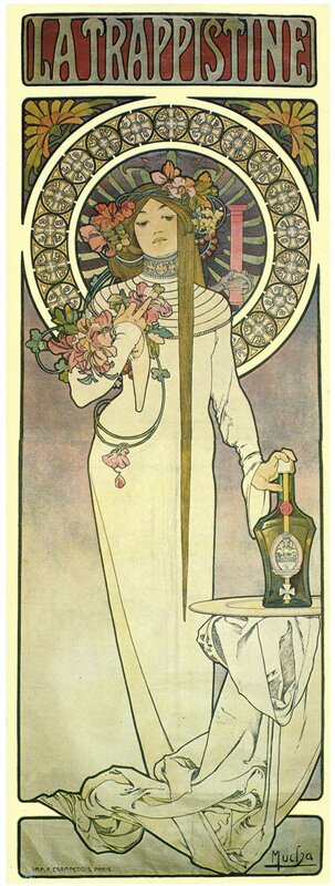 Woman Holding Flowers and Bottle