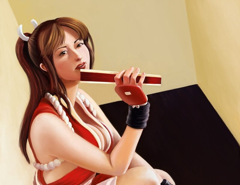 Woman Holding Flute