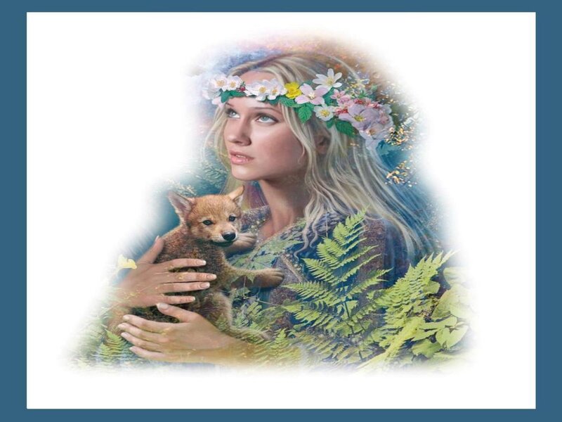 Woman Holding Fox Cub