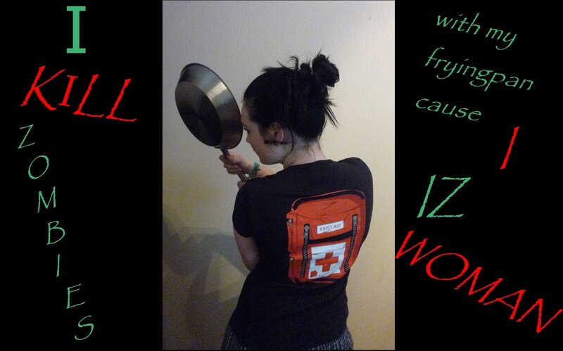 Woman Holding Frying Pan