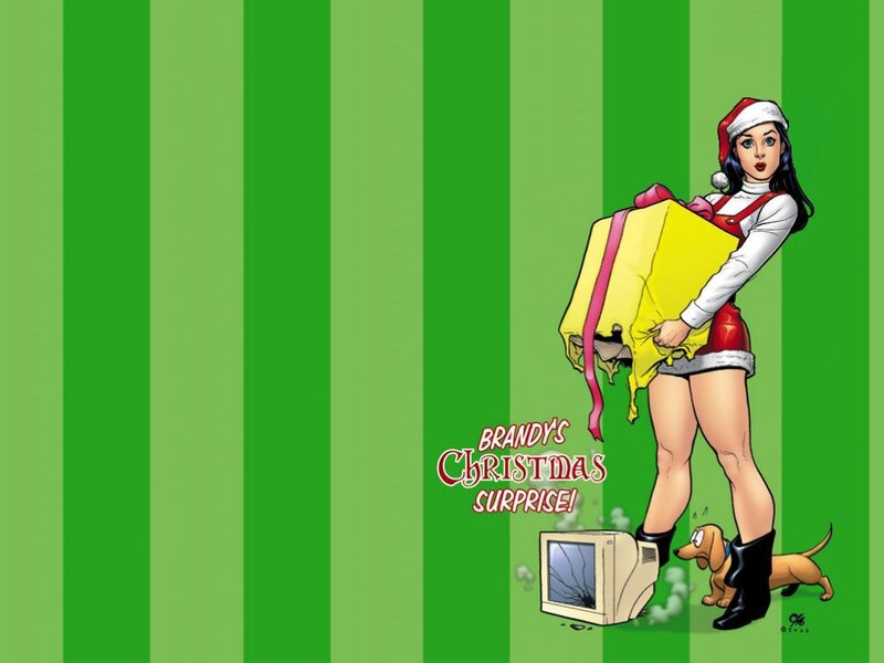 Woman Holding Gift