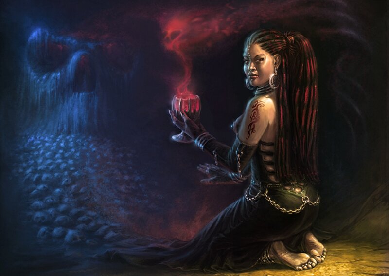 Woman Holding Glowing Cup