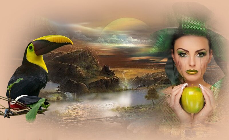 Woman Holding Green Apple — Dreamy