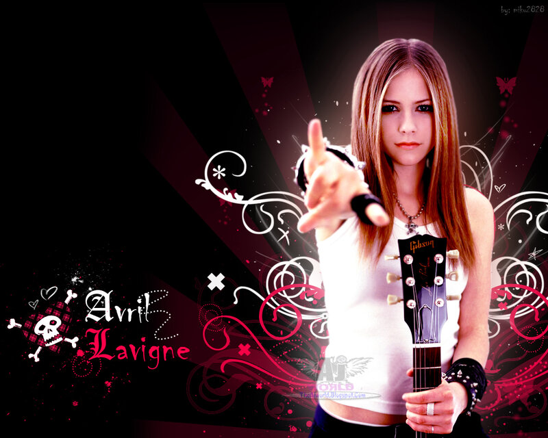 Woman Holding Guitar — Black, Dramatic, Digital Art
