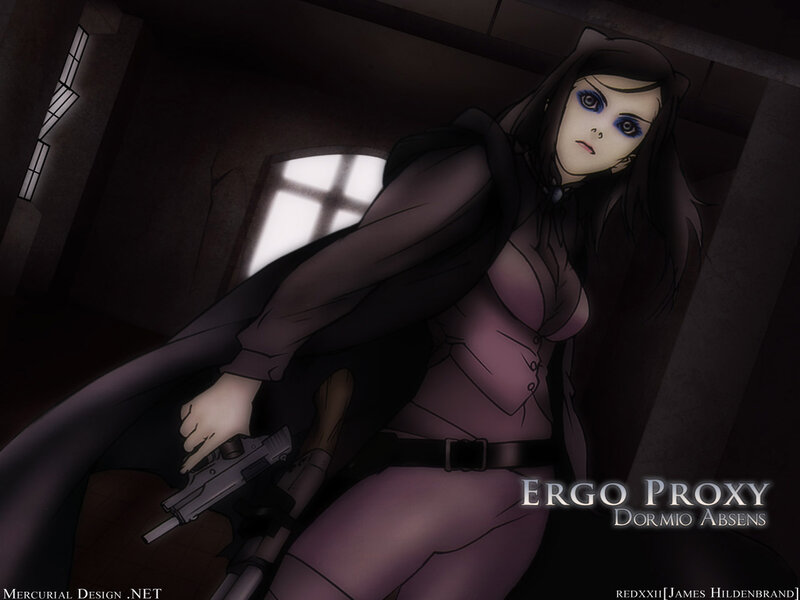 Woman Holding Gun — Purple, Dramatic, Night