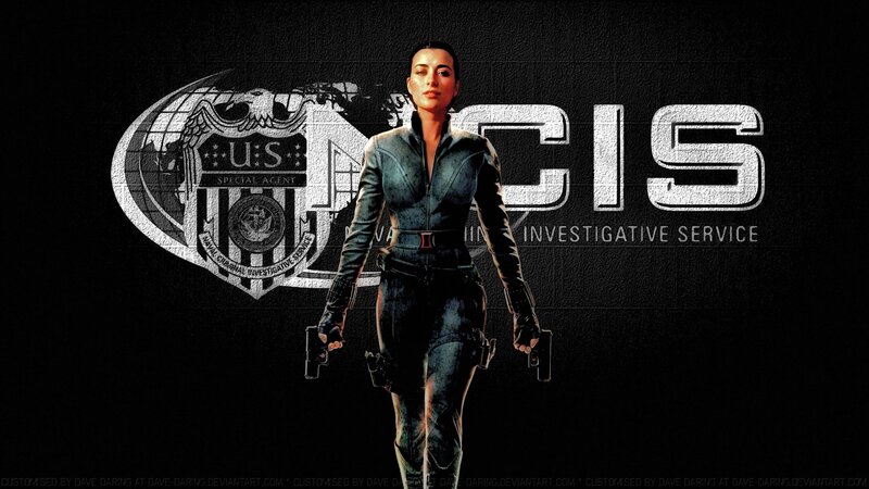 Woman Holding Guns — Black, Dramatic, Digital Art, Gun