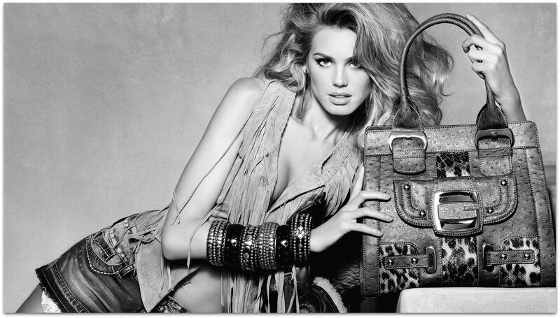 Woman Holding Handbag — Black, Dramatic, Photograph, Bracelets