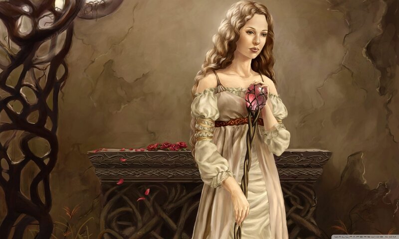 Woman Holding Heart-shaped Object — Beige