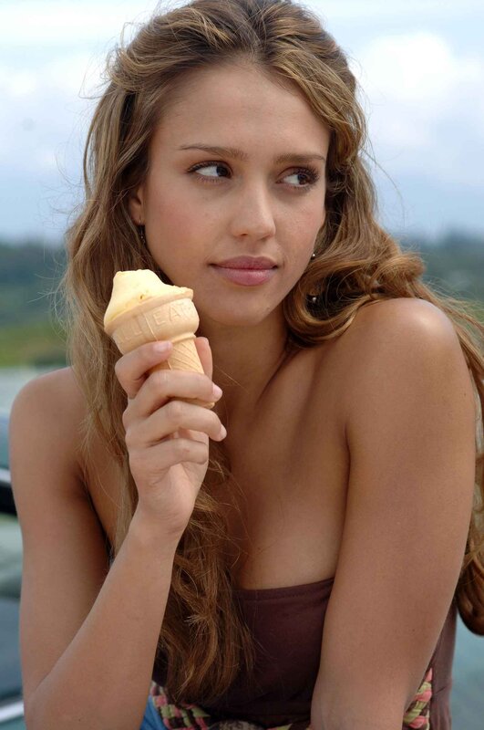 woman holding ice cream cone