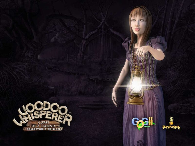 Woman Holding Lantern — Purple, Mysterious, Night