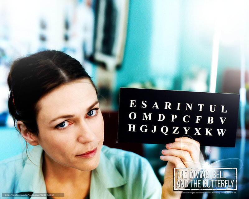 Woman Holding Letter Chart
