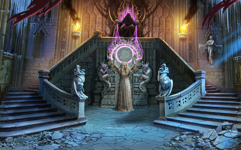 Woman Holding Magical Circle