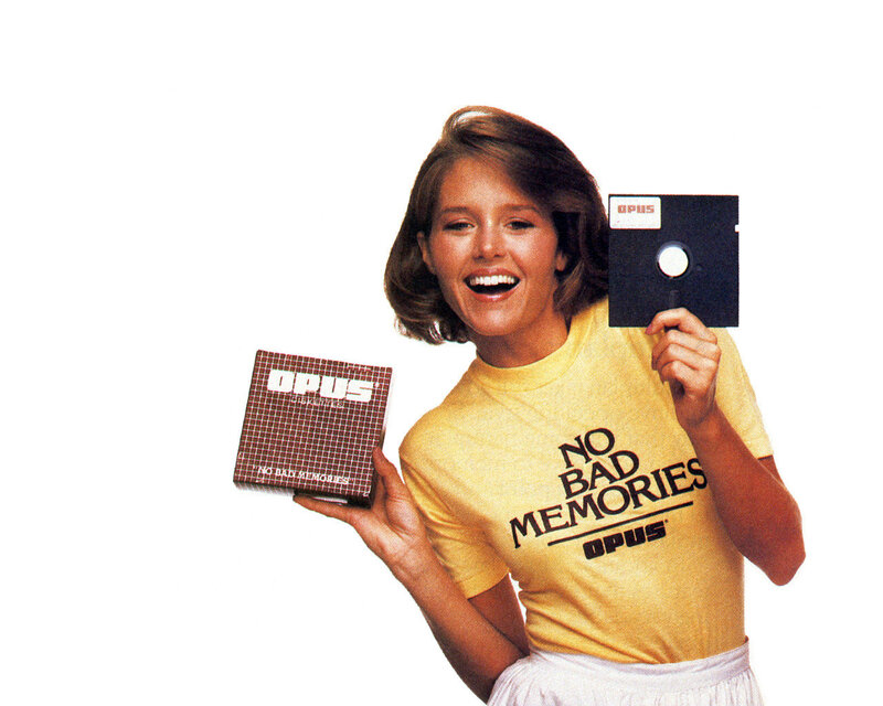 woman holding opus products