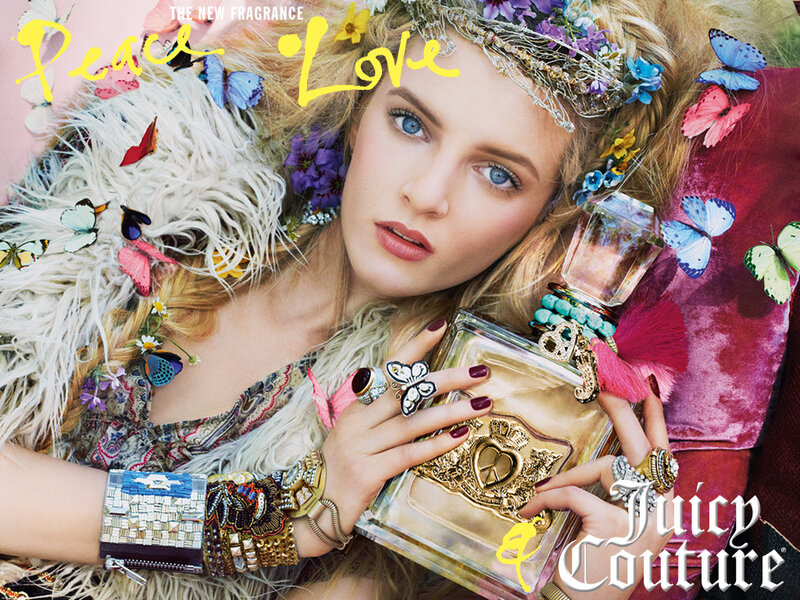 Woman Holding Perfume Bottle — Pink