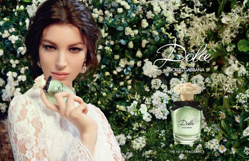 Woman Holding Perfume Bottle — White, Serene