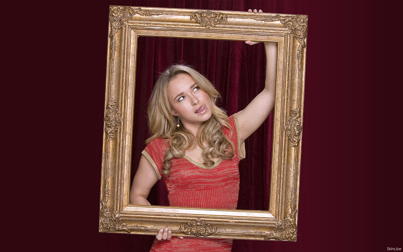 Woman Holding Picture Frame